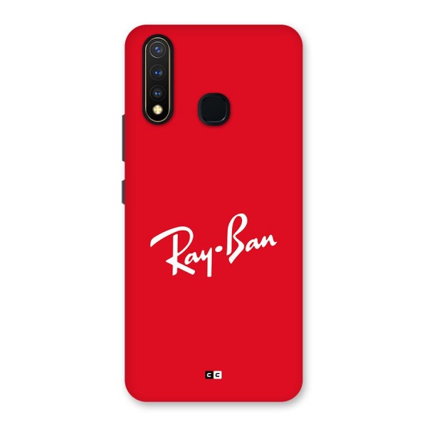 Luxury Red Back Case for Vivo U20