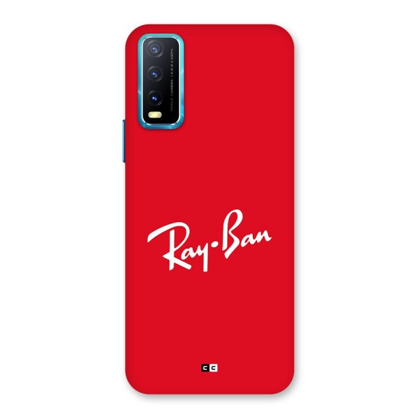 Luxury Red Back Case for Vivo Y12s