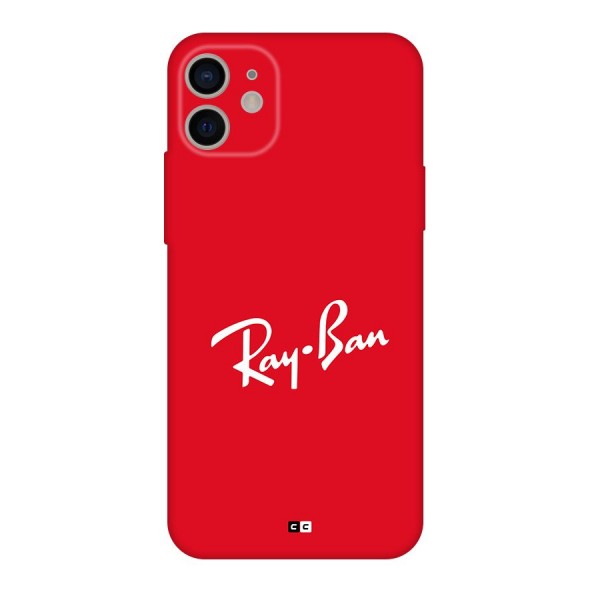 Luxury Red Back Case for iPhone 11