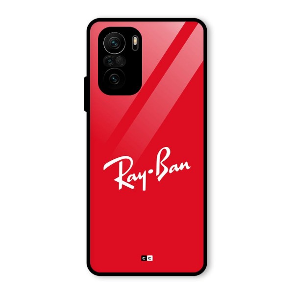 Luxury Red Glass Back Case for Mi 11X Pro