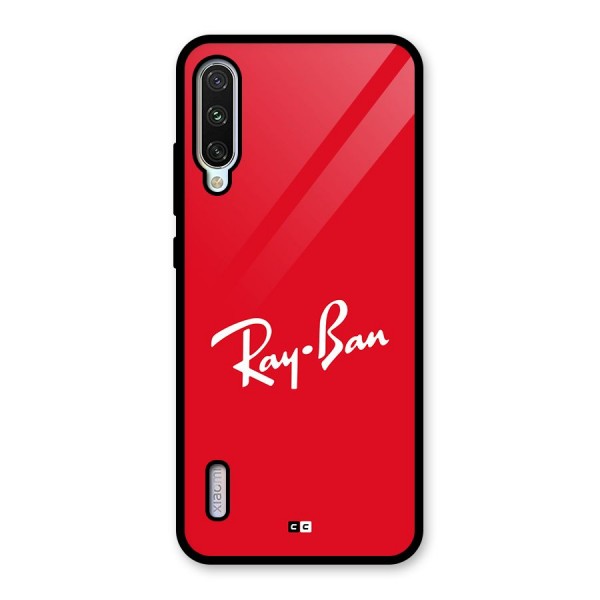 Luxury Red Glass Back Case for Mi A3