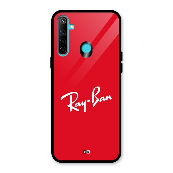 Luxury Red Glass Back Case for Realme 5