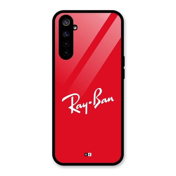 Luxury Red Glass Back Case for Realme 6