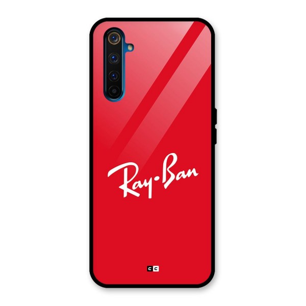 Luxury Red Glass Back Case for Realme 6 Pro