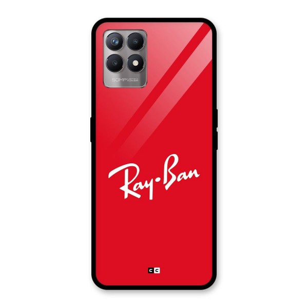 Luxury Red Glass Back Case for Realme 8i