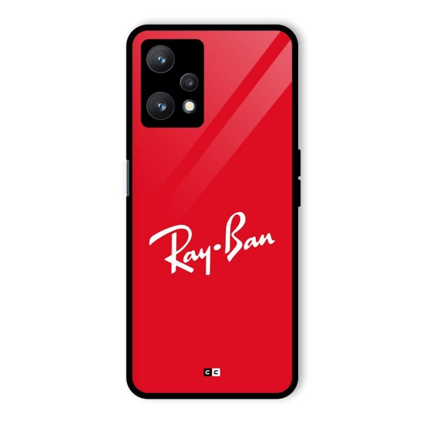 Luxury Red Glass Back Case for Realme 9 Pro 5G