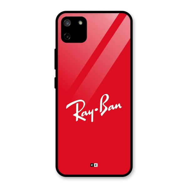 Luxury Red Glass Back Case for Realme C11