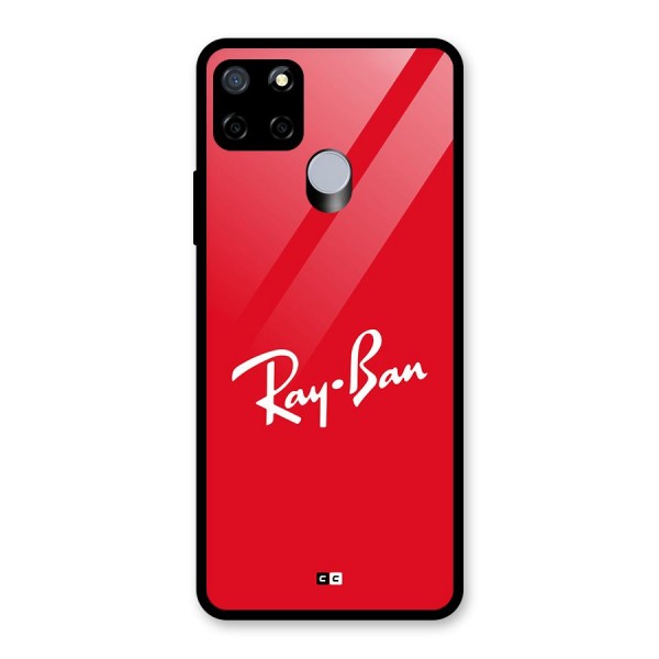 Luxury Red Glass Back Case for Realme C12