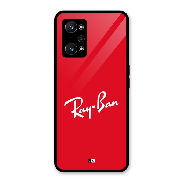 Luxury Red Glass Back Case for Realme GT Neo 3T