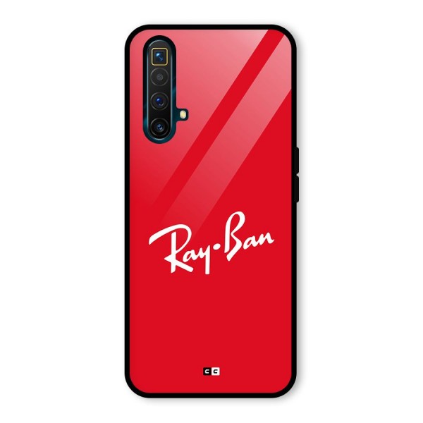 Luxury Red Glass Back Case for Realme X3 SuperZoom