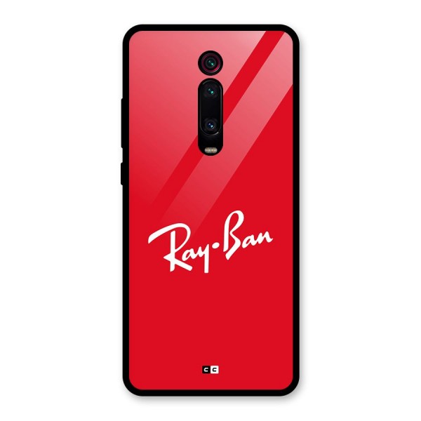 Luxury Red Glass Back Case for Redmi K20