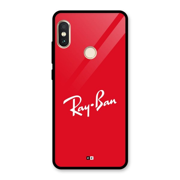 Luxury Red Glass Back Case for Redmi Note 5 Pro