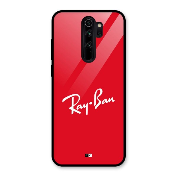 Luxury Red Glass Back Case for Redmi Note 8 Pro