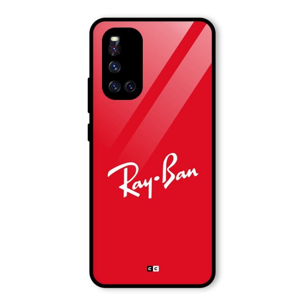 Luxury Red Glass Back Case for Vivo V19