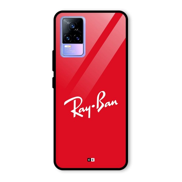 Luxury Red Glass Back Case for Vivo Y73