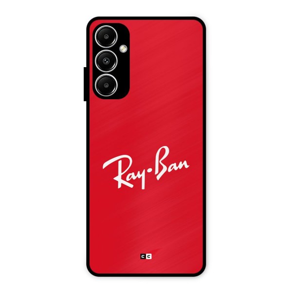 Luxury Red Metal Back Case for Galaxy A05s