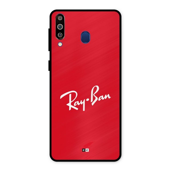 Luxury Red Metal Back Case for Galaxy M30