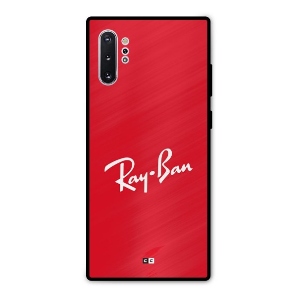 Luxury Red Metal Back Case for Galaxy Note 10 Plus