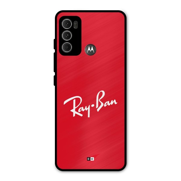 Luxury Red Metal Back Case for Moto G60