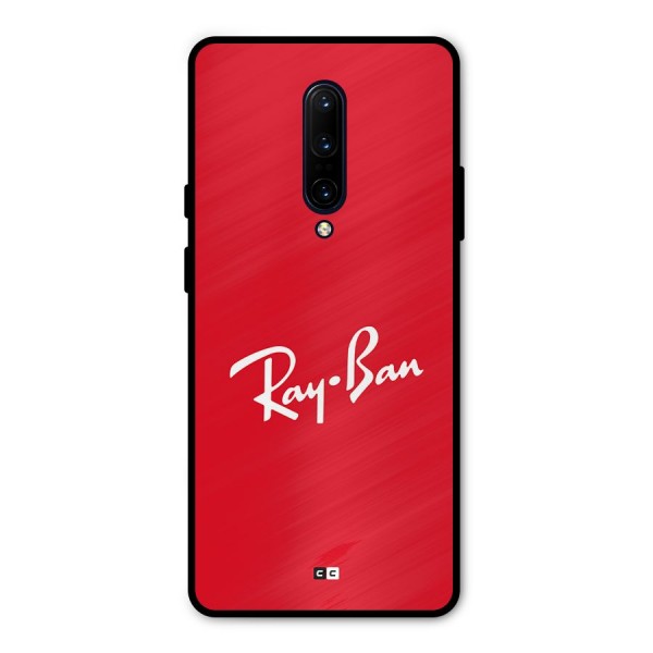 Luxury Red Metal Back Case for OnePlus 7 Pro