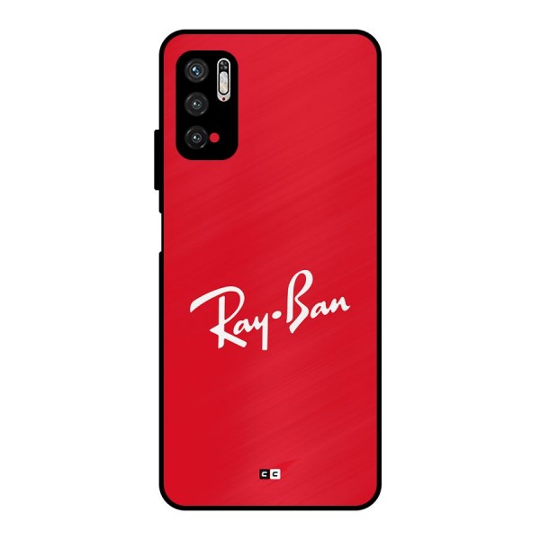 Luxury Red Metal Back Case for Poco M3 Pro 5G