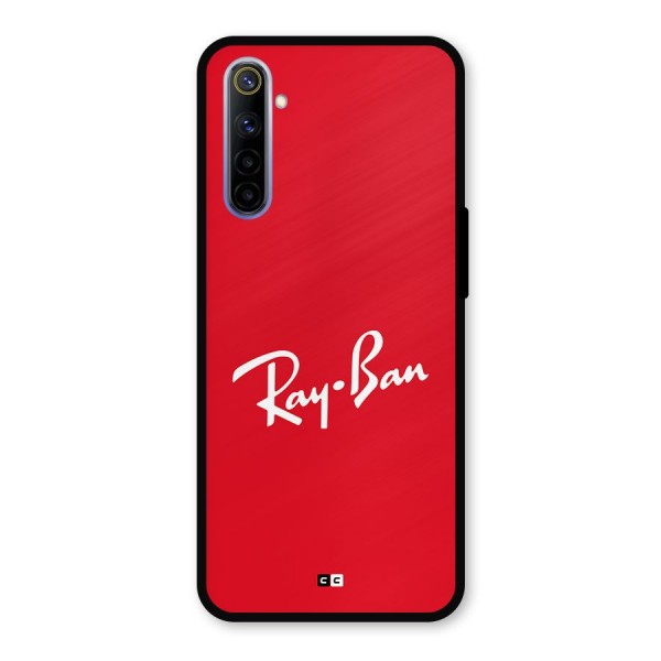 Luxury Red Metal Back Case for Realme 6