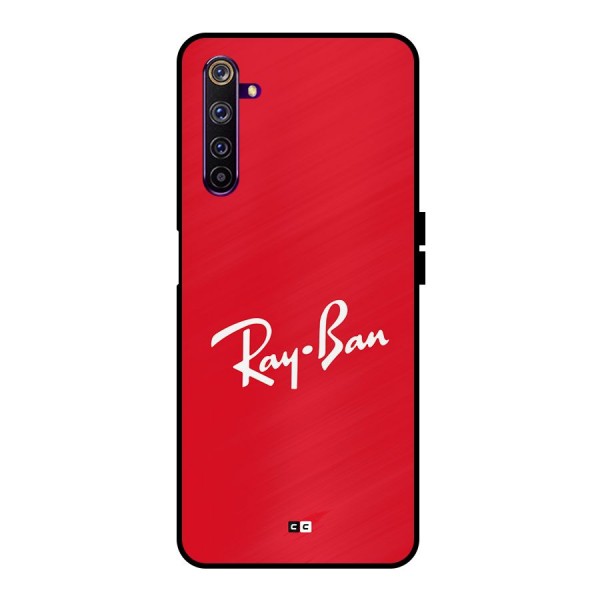 Luxury Red Metal Back Case for Realme 6 Pro