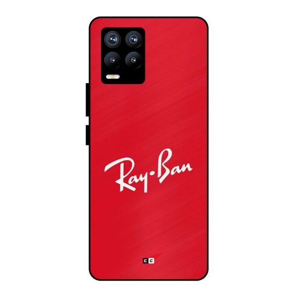 Luxury Red Metal Back Case for Realme 8