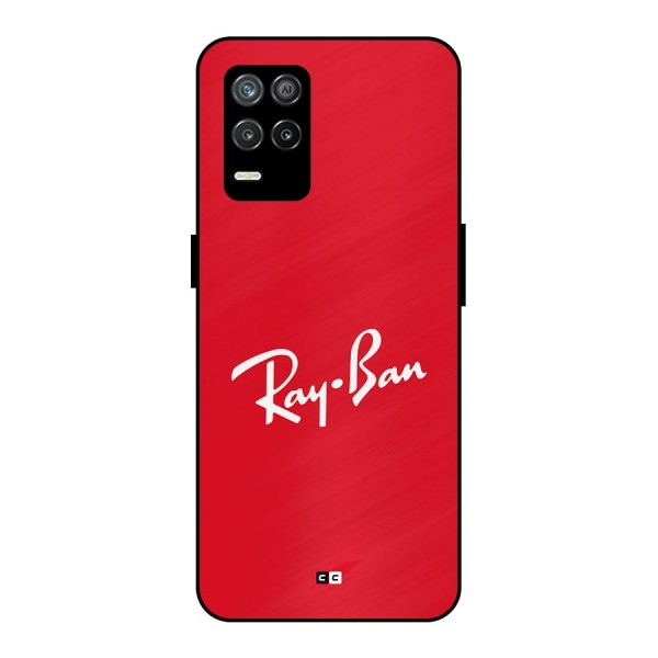 Luxury Red Metal Back Case for Realme 8 5G