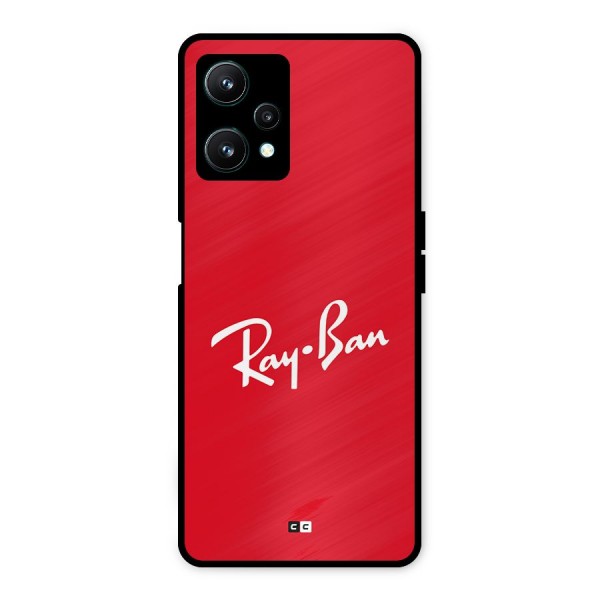 Luxury Red Metal Back Case for Realme 9 Pro 5G