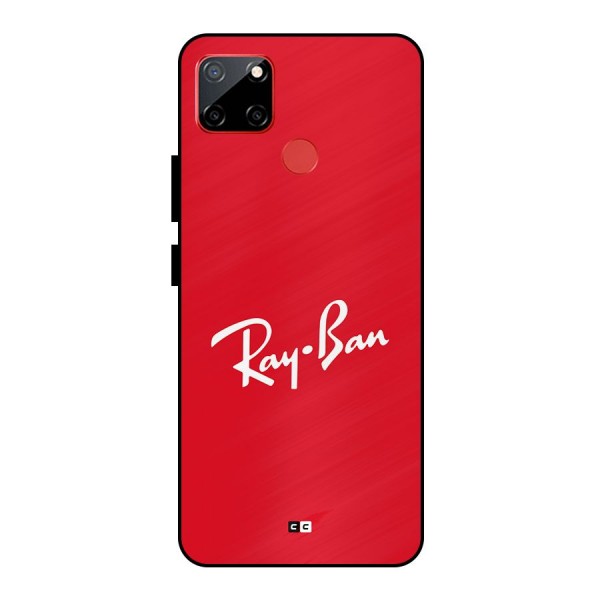 Luxury Red Metal Back Case for Realme C12