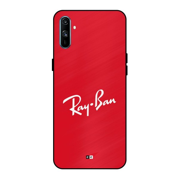 Luxury Red Metal Back Case for Realme C3