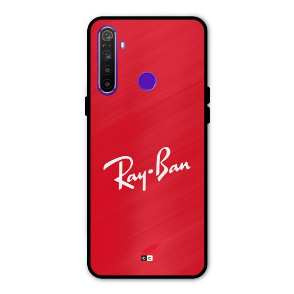 Luxury Red Metal Back Case for Realme Narzo 10