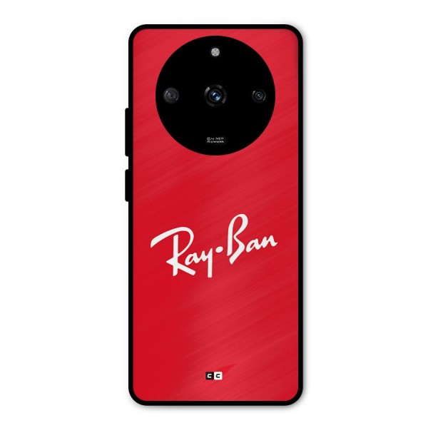 Luxury Red Metal Back Case for Realme Narzo 60 5G