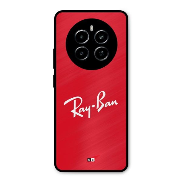 Luxury Red Metal Back Case for Realme P1