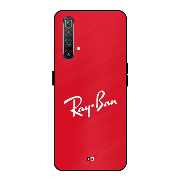 Luxury Red Metal Back Case for Realme X3