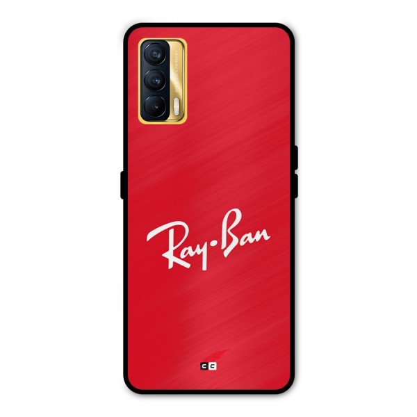 Luxury Red Metal Back Case for Realme X7