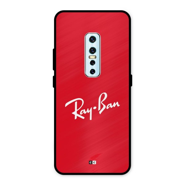 Luxury Red Metal Back Case for Vivo V17 Pro