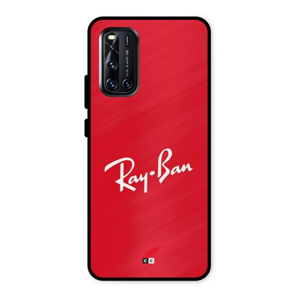 Luxury Red Metal Back Case for Vivo V19