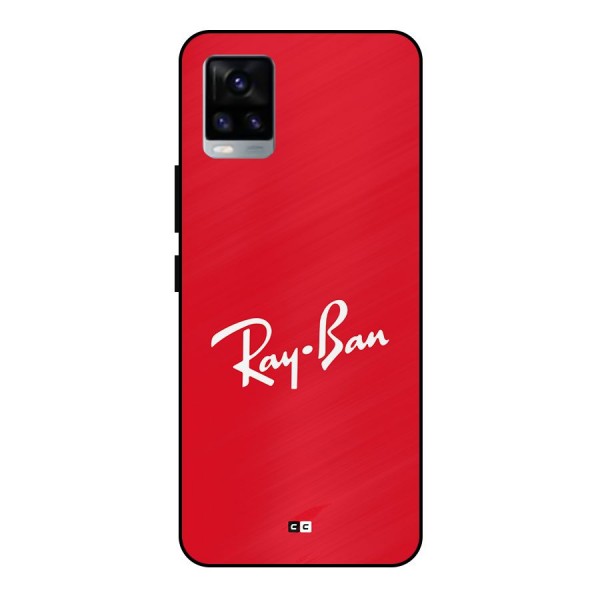 Luxury Red Metal Back Case for Vivo V20