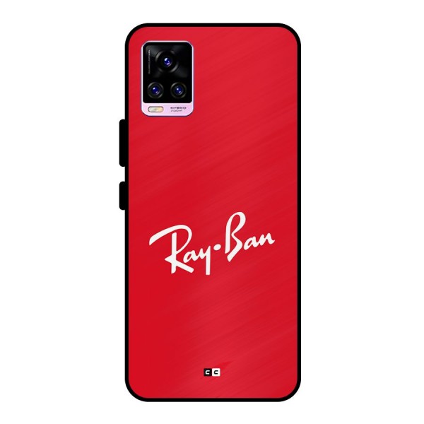 Luxury Red Metal Back Case for Vivo V20 Pro