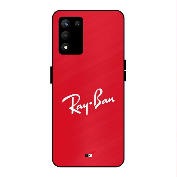 Luxury Red Metal Back Case for realme 9 5G SE