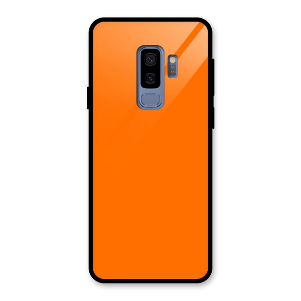 Mac Orange Glass Back Case for Galaxy S9 Plus