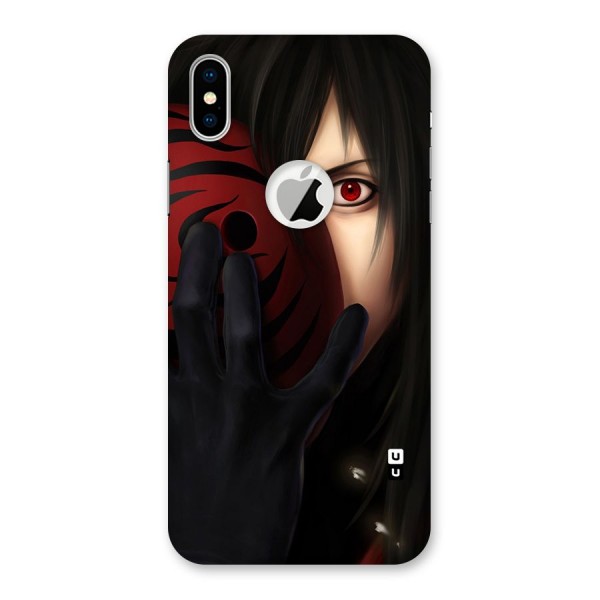 Madara Sharingan Back Case for iPhone XS Logo Cut