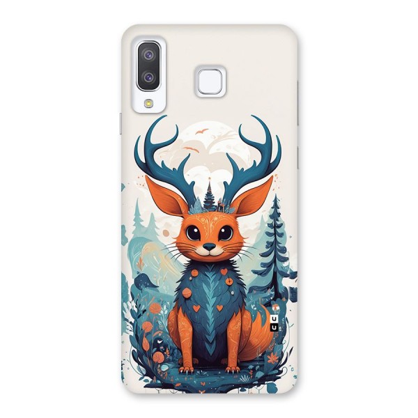 Magestic Animal Back Case for Galaxy A8 Star