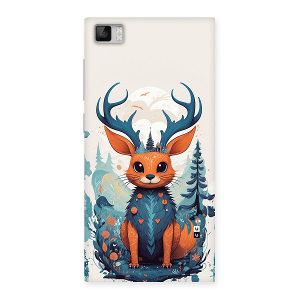 Magestic Animal Back Case for Mi3