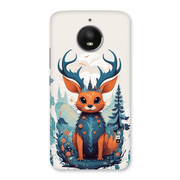 Magestic Animal Back Case for Moto E4 Plus