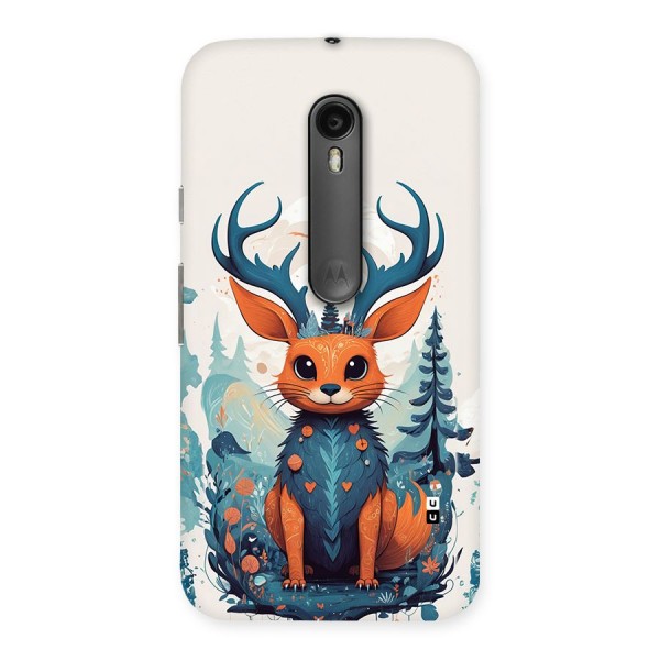 Magestic Animal Back Case for Moto G3