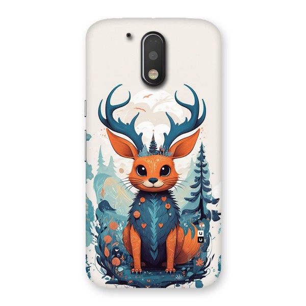 Magestic Animal Back Case for Moto G4