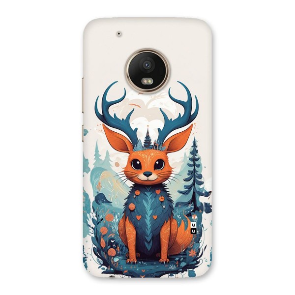 Magestic Animal Back Case for Moto G5 Plus